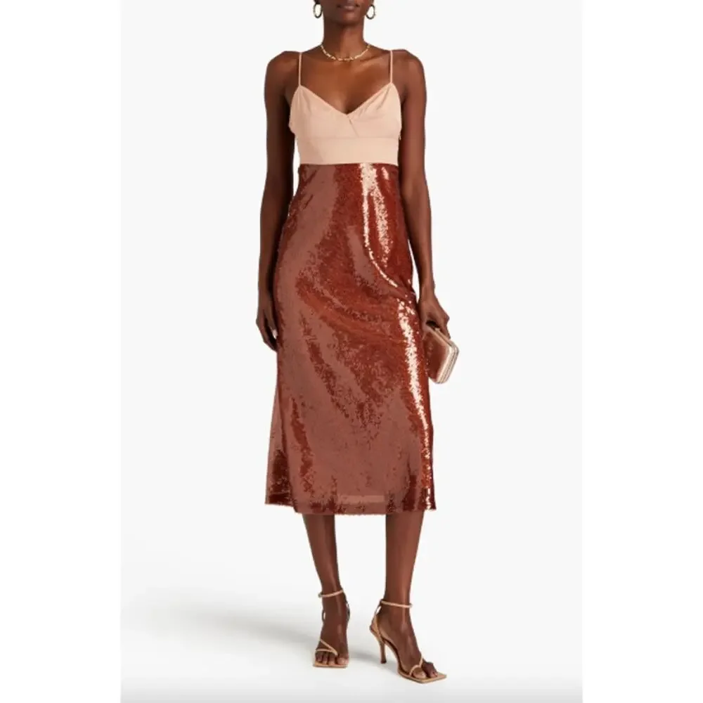 A.L.C. Gisele Sequin Midaxi Empire Dress